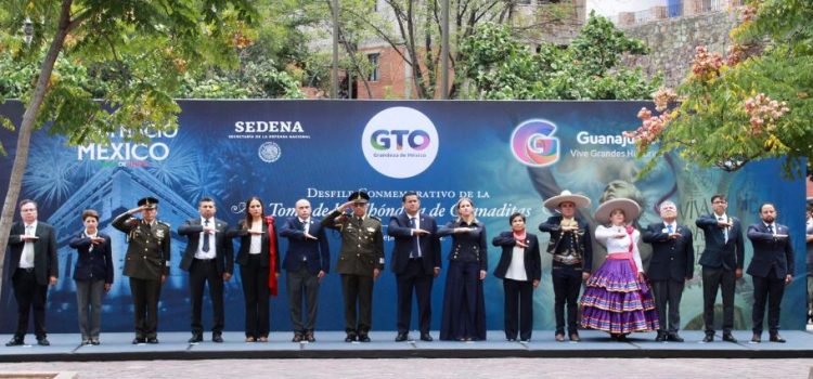 Realizan desfile de la Toma de la Alhóndiga de Granaditas