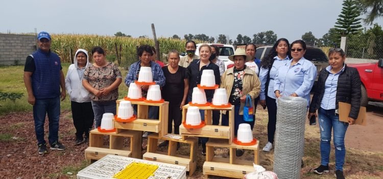 Entregan paquetes de aves de traspatio en 36 Municipios del Estado