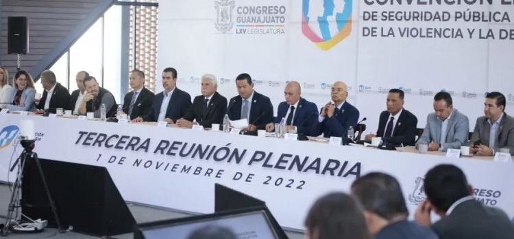 Realizan Reunión Plenaria de la Convención Legislativa de Seguridad Pública