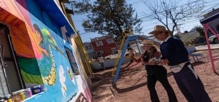 Vecinos del Cerro del Gallo crean entornos sanos para la niñez