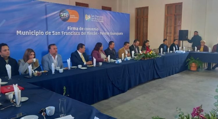 Fondos Guanajuato y San Francisco del Rincón firman convenio en beneficio de empresas y comercios