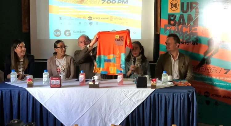 Presentan la Buff Urban Race en Guanajuato capital