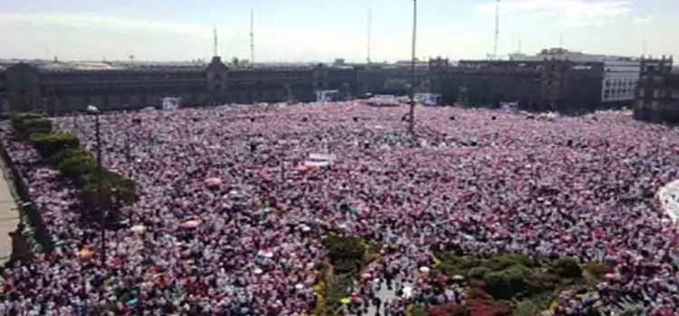 Se llenó el Zócalo