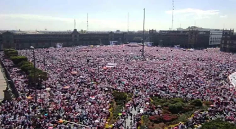 Se llenó el Zócalo