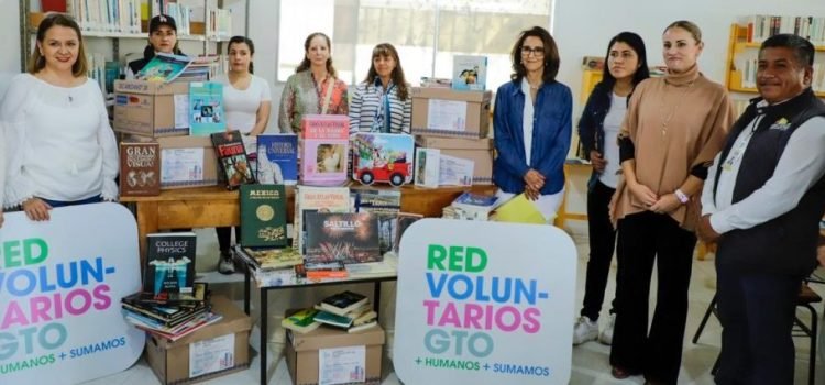 La Red de Voluntarios GTO Donó Mil 282 Libros