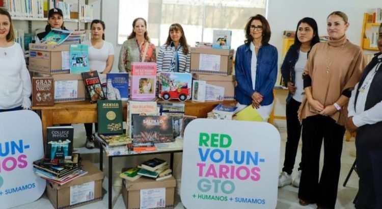 La Red de Voluntarios GTO Donó Mil 282 Libros
