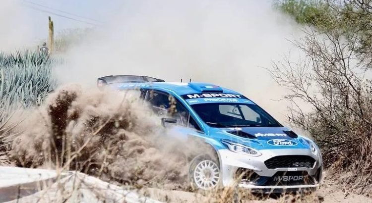 Pilotos realizan pruebas previó al Rally México 2023