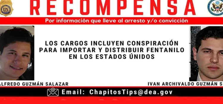 Duplica EU recompensa por los hijos de “El Chapo”