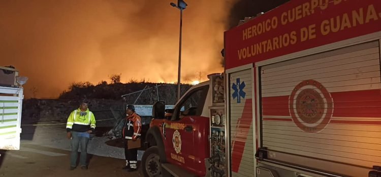 Incendio se registró en el basurero municipal
