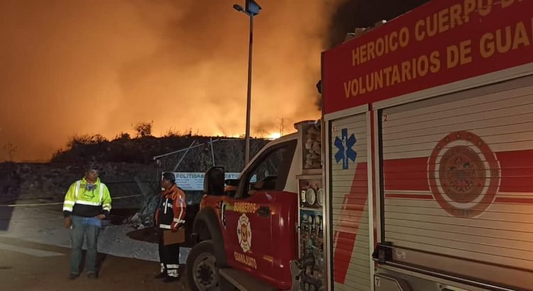 Incendio se registró en el basurero municipal