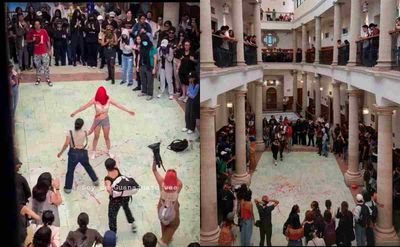 Estudiantes toman Rectoría de la Universidad de Guanajuato