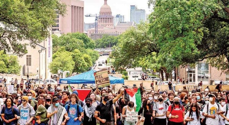 Pide el Gobernador de Texas cárcel para estudiantes proGaza
