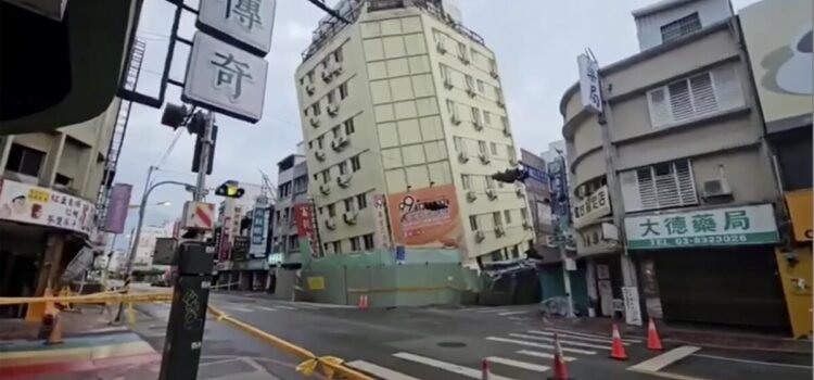 Sacuden temblores a Taiwán