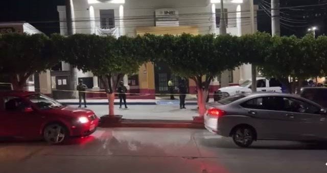 Artefacto explotó afuera del INE en Guanajuato