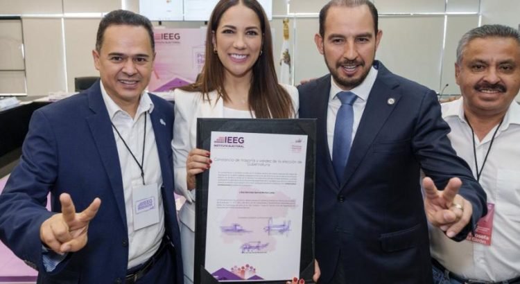 Libia Denisse recibe la constancia de mayoría como gobernadora de Guanajuato
