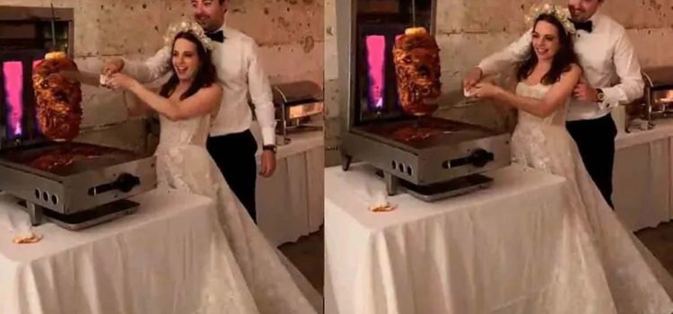 Cuando el trompo al pastor reemplaza al pastel: una boda muy mexicana