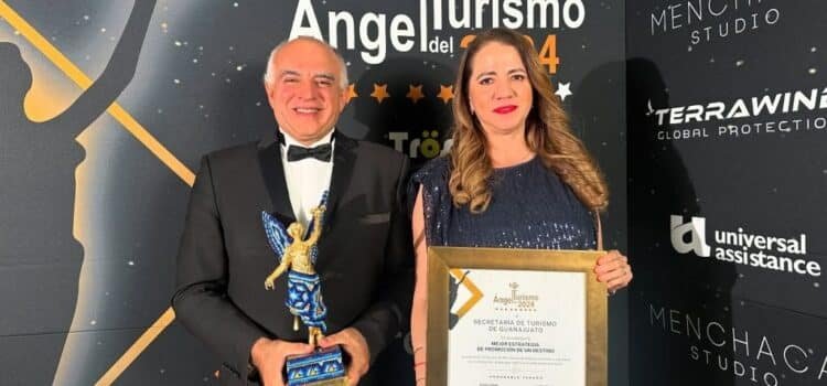Guanajuato recibe dos prestigiosos premios en los “Ángel del Turismo”