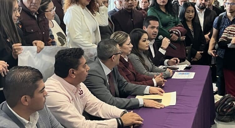 Alcaldes de Morena en Guanajuato se manifiestan contra recorte presupuestal