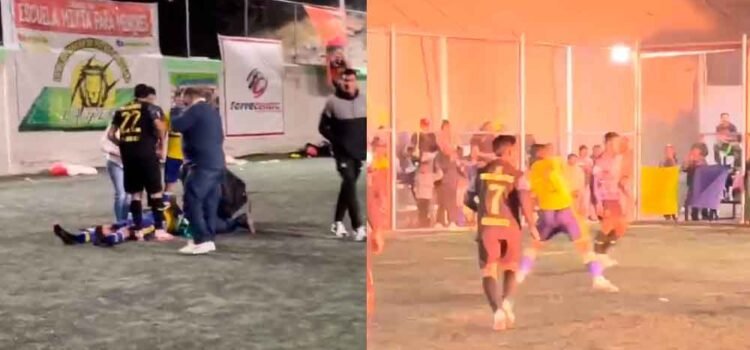 Explota pirotecnia en un partido de fútbol en León; hay 6 lesionados entre ellos un menor de edad