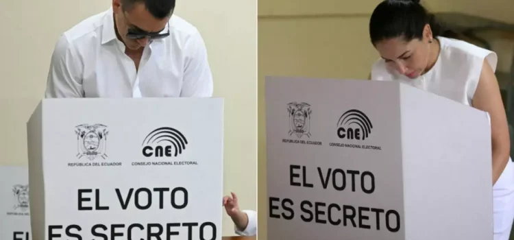 Daniel Noboa lidera elecciones en Ecuador