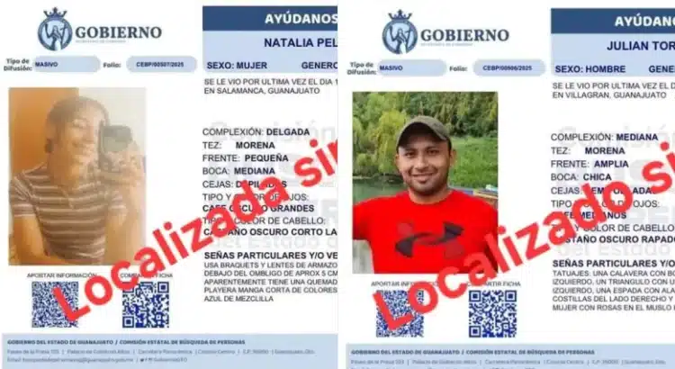 Hallan sin vida a dos oficiales desaparecidos en Guanajuato