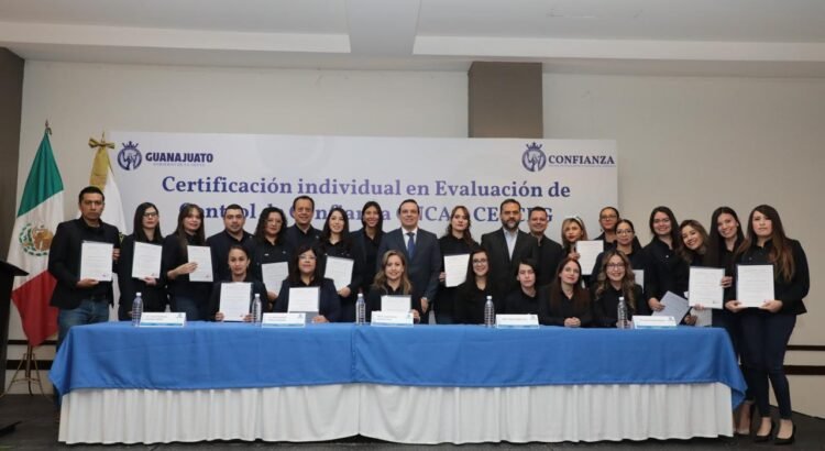 Se consolida Guanajuato como el primer Centro Estatal de Evaluación y Control de Confianza del país en recibir certificación técnica individual