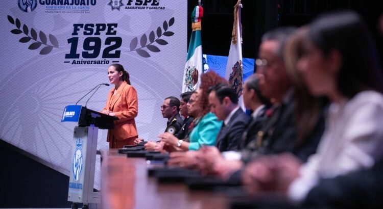 Gobierno de Guanajuato conmemora el 192 aniversario de las Fuerzas de Seguridad Pública