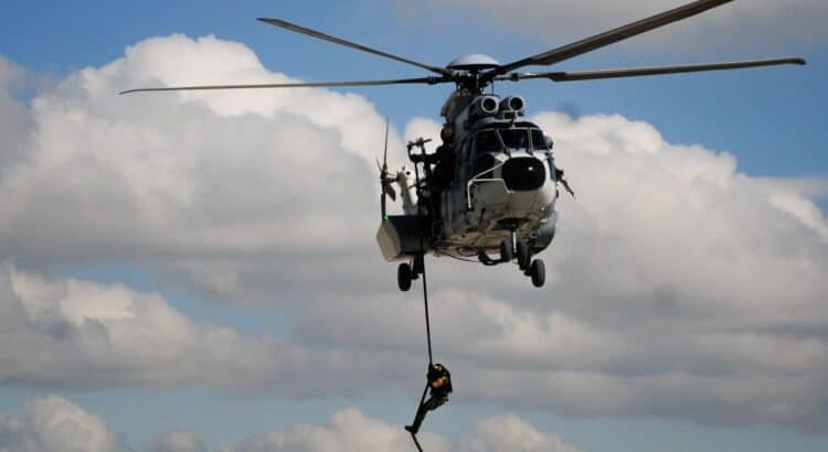 Helicóptero de la Fuerza Aérea Mexicana realiza vuelos de reconocimiento en Guanajuato