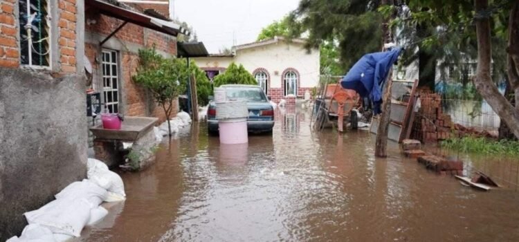 Inundaciones dejan más de 200 casas afectadas en Guanajuato