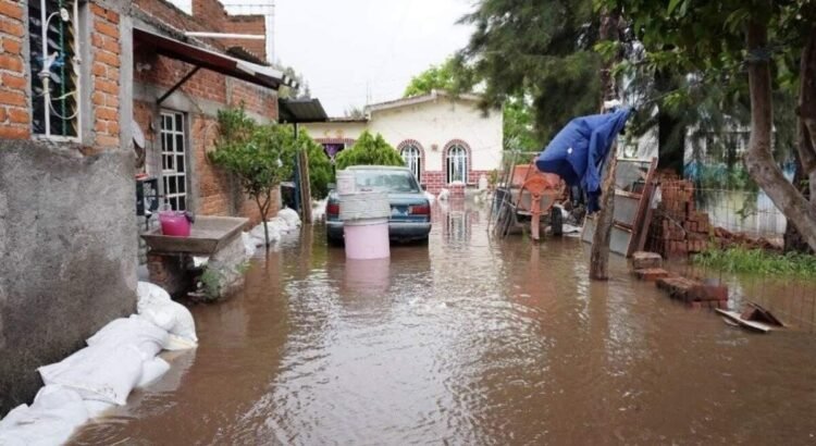 Inundaciones dejan más de 200 casas afectadas en Guanajuato