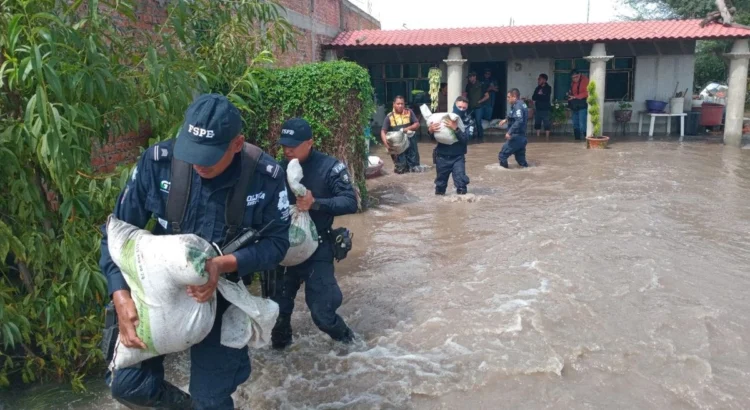 Lluvias en Guanajuato causan inundaciones, desborde de dos ríos y afectaciones en 30 viviendas