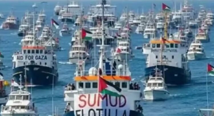 Sigue flotilla internacional avanzando hacia Gaza  pese a intercepción de Israel