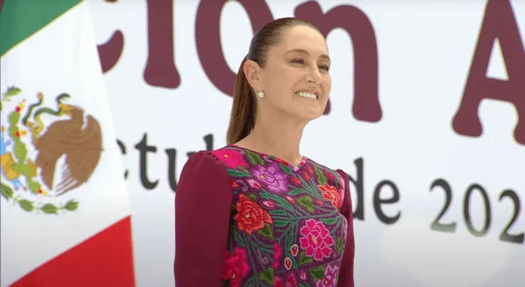 Celebró Claudia Sheinbaum su primer año como presidenta de México
