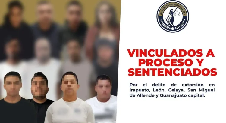 Desmantelan células dedicadas a la extorsión en Guanajuato; hay detenidos y sentenciados