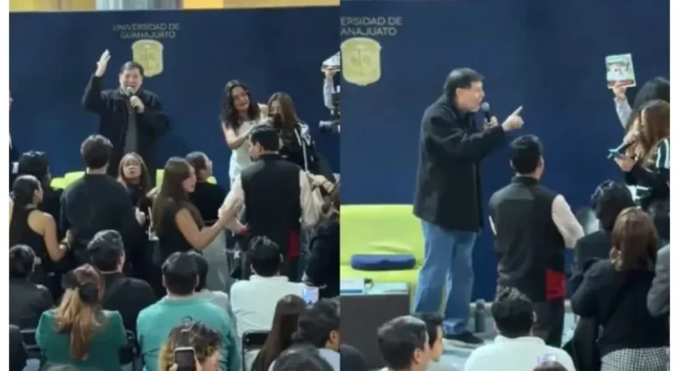 “Que se largue”, Estudiantes de la Universidad de Guanajuato confrontan al Senador Noroña “Que se largue”, Estudiantes de la Universidad de Guanajuato confrontan al Senador Noroña