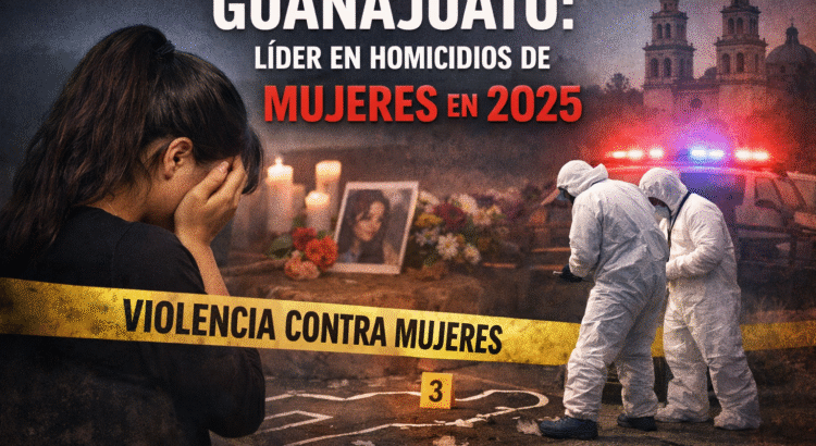 Guanajuato es líder en feminicidios durante 2025