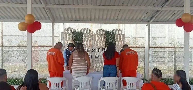 Se realizan 319 matrimonios en centros penitenciarios de Guanajuato durante 2025