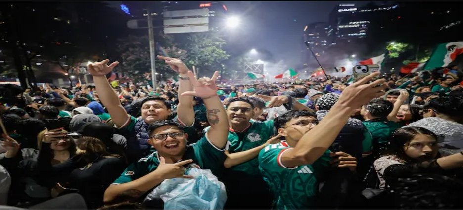 CDMX reúne a 1.35 millones de aficionados para el México vs. Inglaterra
